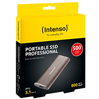Intenso Professional SSD Harddisk 500GB (USB-C/USB-A)