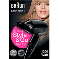 Braun Satin Hair 1 HD 130 Hrtrrer 1200W (Foldbar)