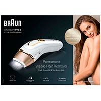 Braun Silk-Expert Pro 5 IPL Hrfjerner PL5054 - Hvid/Guld