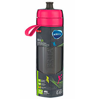 Brita Fill & Go Active Vandfilterflaske (0,6 liter) Pink