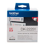Brother DK22251 Papirtape t/QL Labelprintere (62mmx15,24m)
