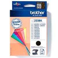 Brother LC-223 Blkpatron (550 sider) Sort