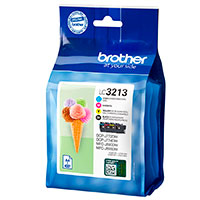 Brother LC-3213 Multipack Blkpatron (400 sider) Sort/Magenta/Cyan/Gul
