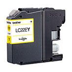 Brother LC22EY Inkjet Blkpatron (1200 sider) Gul