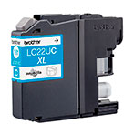Brother LC22UC Inkjet Blkpatron (1200 sider) Cyan 