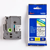 Brother TZe-131 Label Tape - 8m (12mm) Sort/Transparent