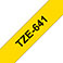 Brother TZe-641 Label Tape - 8m (18mm) Sort/Gul
