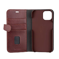 Buffalo 2-i-1 Wallet iPhone 14 Lder (3 kort) Brun