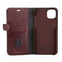 Buffalo 2-i-1 Wallet iPhone 14 Plus Lder (3 kort) Brun