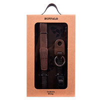 Buffalo Vintage Classic Kamerarem - Lder (16mm) Brun