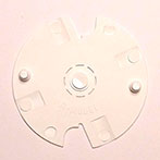 Bundplade for Lamperoset alm. model 73 (Hvid) Csp