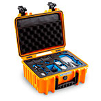 B&W 3000 Drone Transport Case t/DJI Mavic Air 2/Air 2S (365x295x170mm) Orange