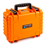 B&W 3000 Outdoor Flightcase m/Inddelingssystem (36,5x29,5x17cm) Orange