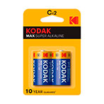 C batteri (Alkaline) Kodak Max - 2-Pack