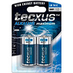 C batterier Alkaline - Tecxus 2 stk.