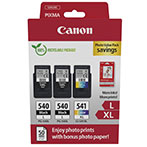 Canon PG-540 L x2 / CL-541 XL Foto Blkpatron (Flerpak)