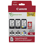 Canon PG-545 XL x2 / CL-546 XL Foto Blkpatron (Flerpak)