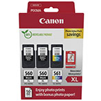 Canon PG-560 XL x2 / CL-561 XL Foto Blkpatron (Flerpak)