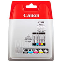 Canon PGI-570/CLI-571 Multipack Blkpatron (780 sider) Sort/Cyan/Magenta/Gul