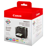 Canon PGI-2500 Multipack Blkpatron Sort/Cyan/Magenta/Gul