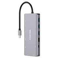 Canyon DS-12 USB-C Dock 13-i-1 4K 100W
