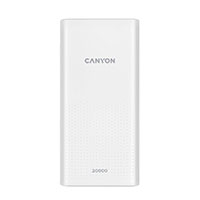 Canyon PB-2001 Powerbank 20.000mAh (2xUSB-A/Micro-USB/USB-C) Hvid