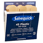 Cederroth Salvequick Plaster - Plast (72x19/72x25mm) 45pk