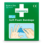Cederroth Soft Foam Bandage - 2m (6cm) Blå