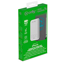 Celly 15W Magsafe PowerBank 5000mAh (USB-C/USB-A)