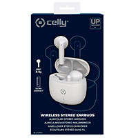 Celly Buz2 TWS Bluetooth Earbuds m/Case (10m) Hvid