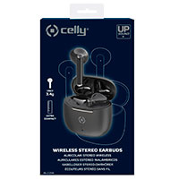 Celly Buz2 TWS Bluetooth Earbuds m/Case (10m) Sort