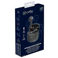 Celly Buz2 TWS Bluetooth Earbuds m/Case (10m) Sort