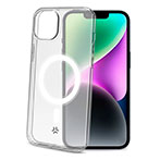 Celly Gelskinmag Magnetic TPU Cover iPhone 15 - Transparent