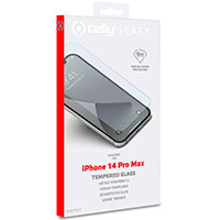 Celly iPhone 14 Pro Max Skrmbeskyttelse (Hrdet glas)