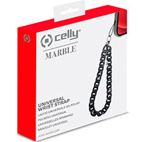 Celly Jewel Chain Hndledsrem til Smartphone - Sort marmor
