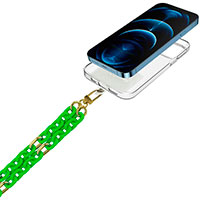 Celly Lacet Chain Halskde til Smartphone - Fluo Grn