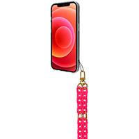 Celly Lacet Chain Halskde til Smartphone - Fluo Rosa