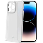 Celly Space Super Thin Cover t/iPhone 15 Pro (TPU) Hvid