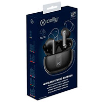 Celly Ultrasound TWS Bluetooth Earbuds m/Case (10m) Sort