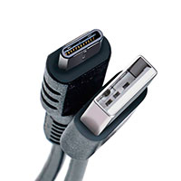Celly USB-C kabel 1m (USB-A/USB-C) Sort