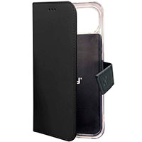 Celly Wallet iPhone 14 Plus Flip-Cover (3 kort) Sort