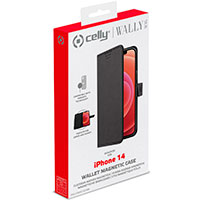Celly WallyMag iPhone 14 Cover (MagSafe) Sort
