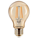 Century LED Filament Globe pære E27 - 8W (60W) Guld