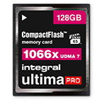 CF Hukommelseskort - 128GB (UltimaPro 1066x) Integral