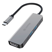Champion 5-i-1 Dock 100W (HDMI/USB-A/USB-C)