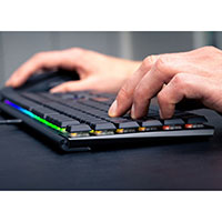 Cherry MX 10.N Gaming tastatur m/RGB (Silver switch) Sort
