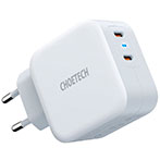Choetech PD6009-EU Fast Charge USB-C Oplader 3A/40W (2xUSB-C)