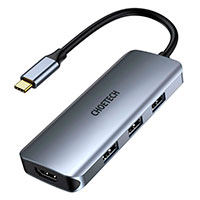 Choetech USB-C Dock 7-i-1 100W 4K (HDMI/USB-C/SC/3xUSB-A)
