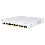 Cisco CBS350-8FP-E-2G Netværk Switch PoE 120W (8 Porte + 2x RJ45/SFP Combo) 10/100/1000