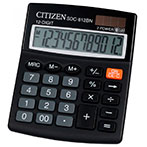 Citizen SDC-812NR Lommeregner m/Solcellebatteri (12 cifre)